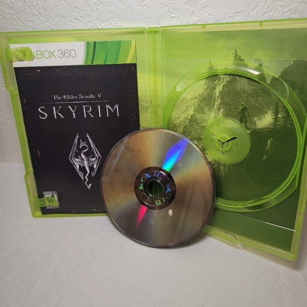 Elder Scrolls Skyrim - Microsoft Xbox 360 Tested With Manual